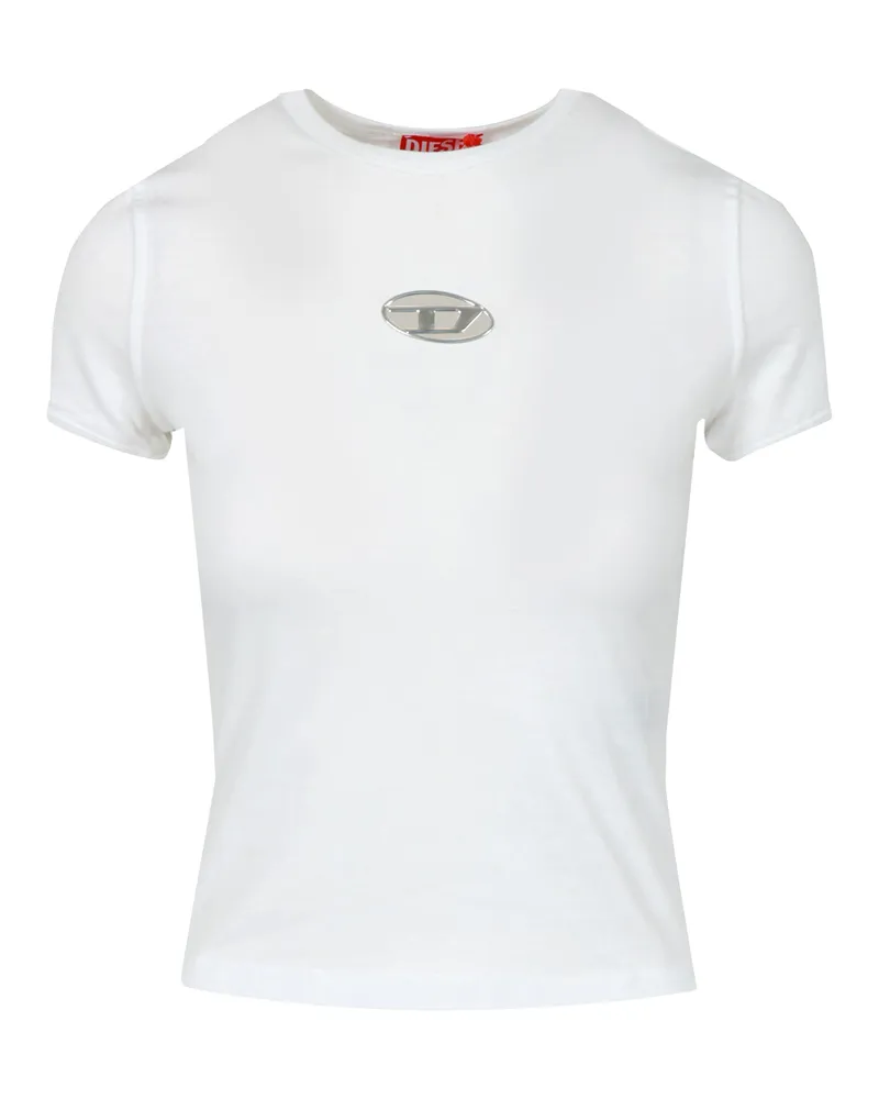 Diesel T-Shirts und Polos Weiß White