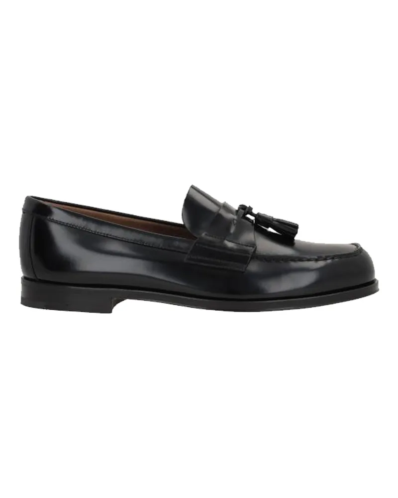 Prada Herren -Leder -Ladung Black
