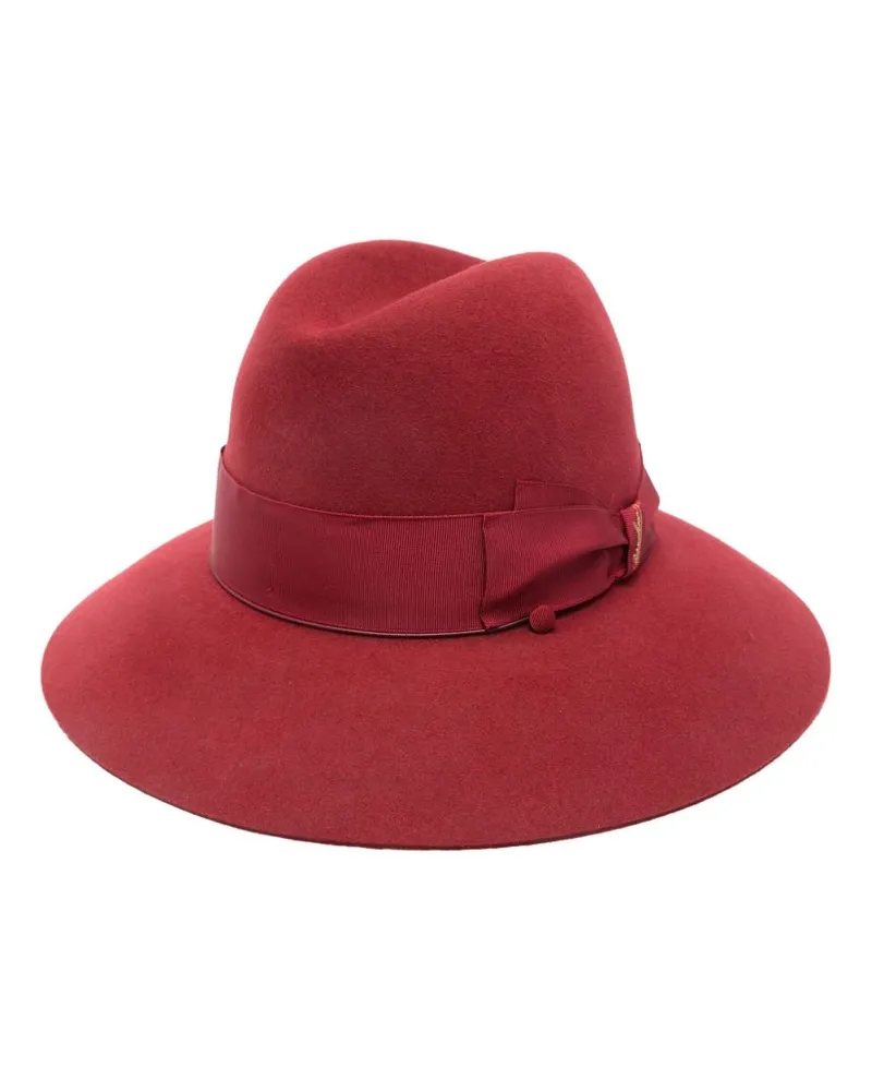 Borsalino Claudette Wollmütze Bordeaux