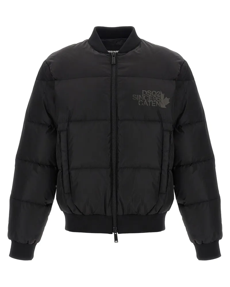 Dsquared2 gepolsterte Bomberjacke Black