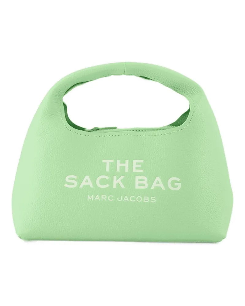 Marc Jacobs Der Mini -Sack -Geldbeutel  Ledergrün Grün
