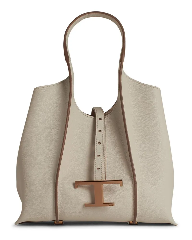 TOD'S Minitasche „Timeless“ aus weißem Lear White