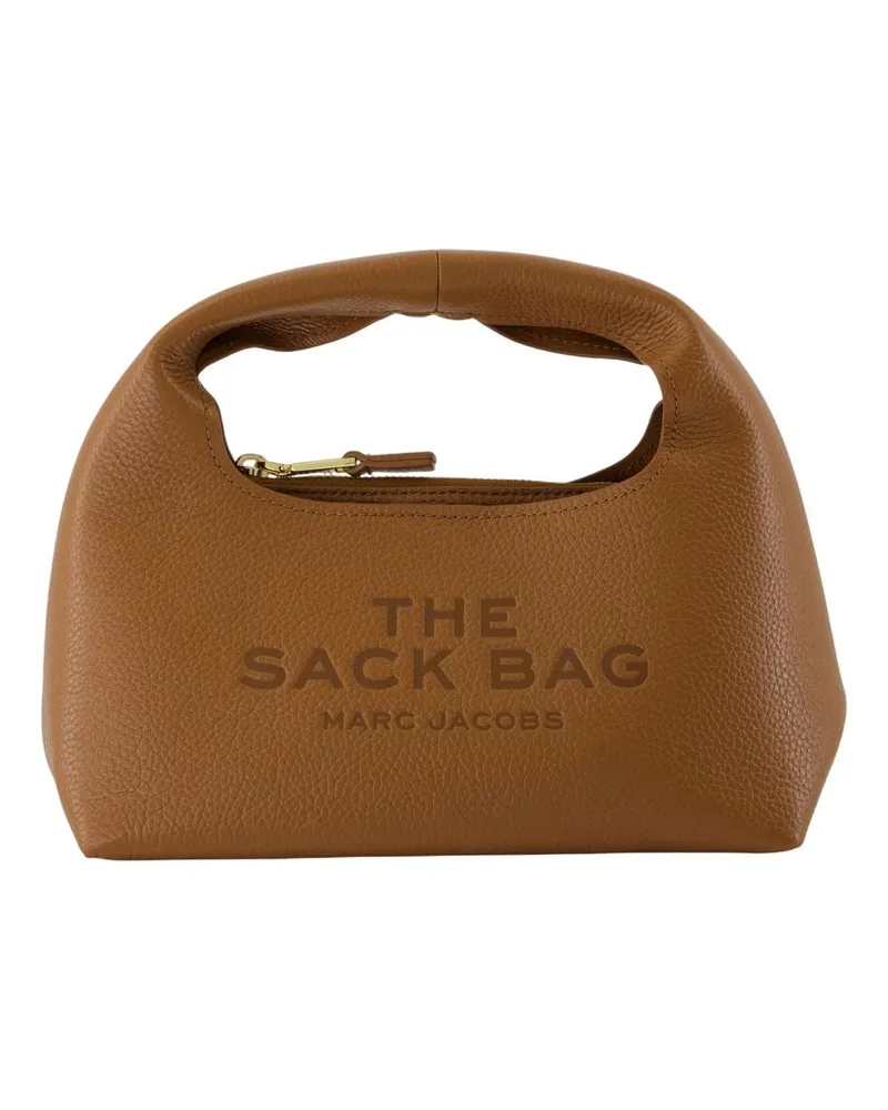 Marc Jacobs Der Mini -Sack -Geldbeutel  Leder braun Braun