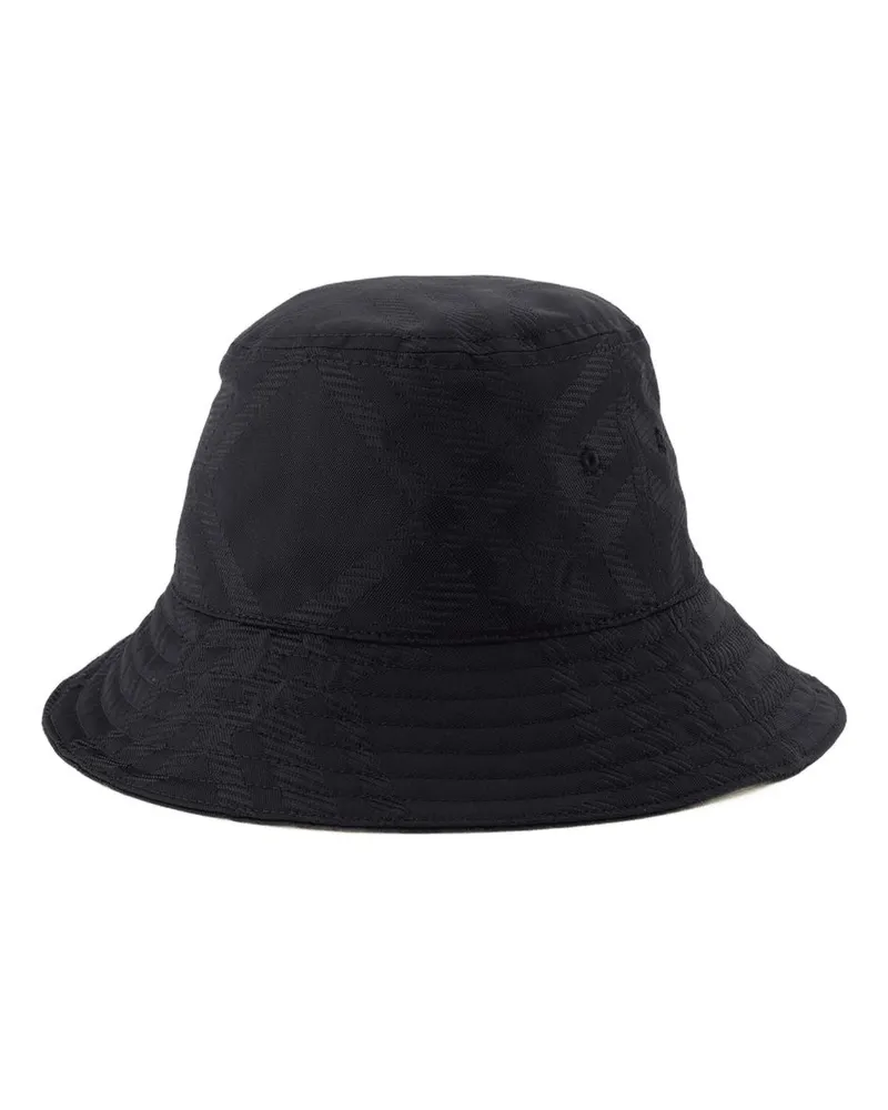 Burberry Tonaler Bias Eimer Hut  Synthetic Schwarz Black