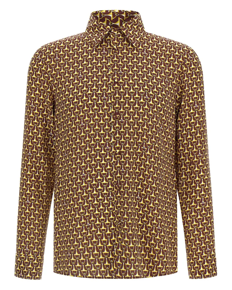 Gucci Horsebit-Hemd Multicolor