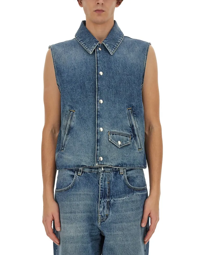 Givenchy Denim Vest Denim