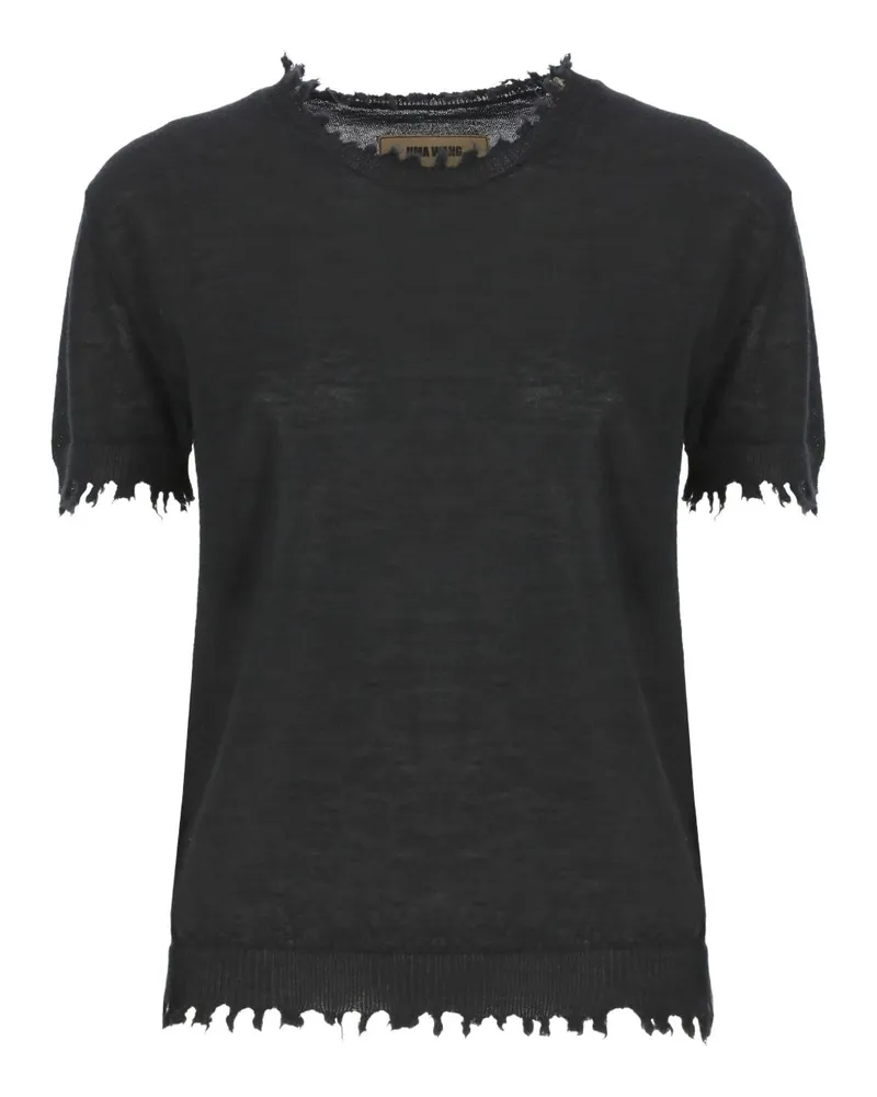 Uma Wang Cashmere Crewneck Jumper Black