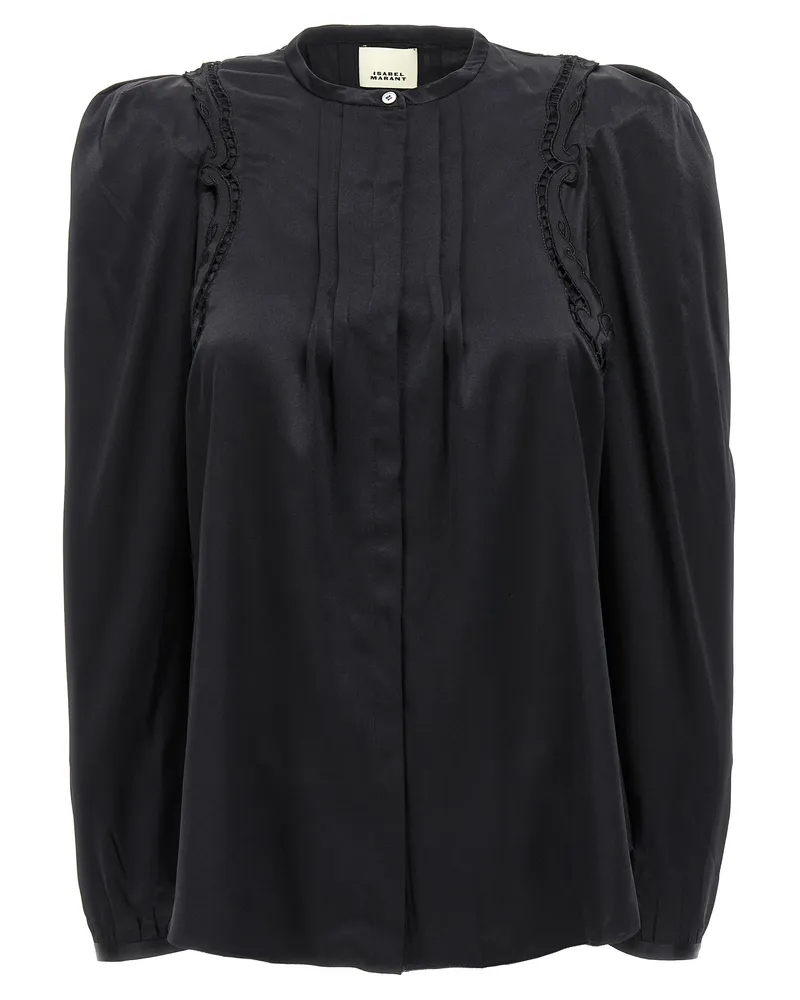 Isabel Marant Joanea' Hemd Schwarz