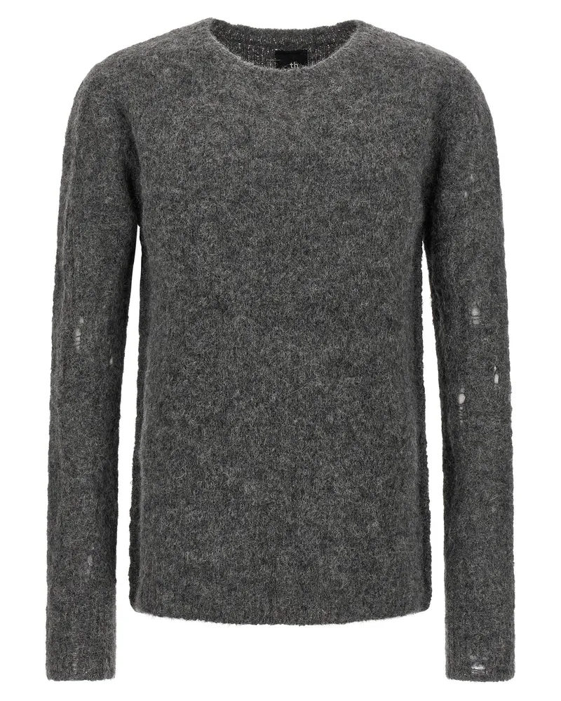 THOM KROM Alpaca Wollpullover Gray