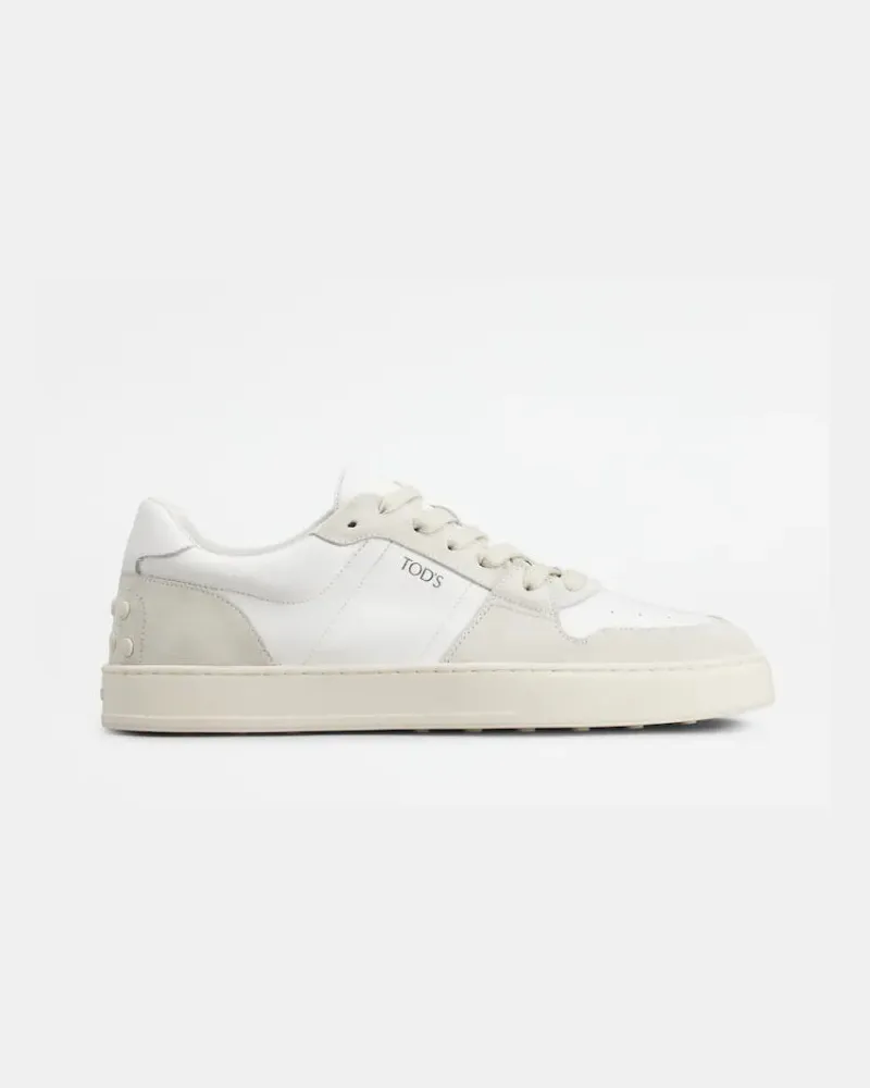 TOD'S Tod 's Leder -Turnschuhe White