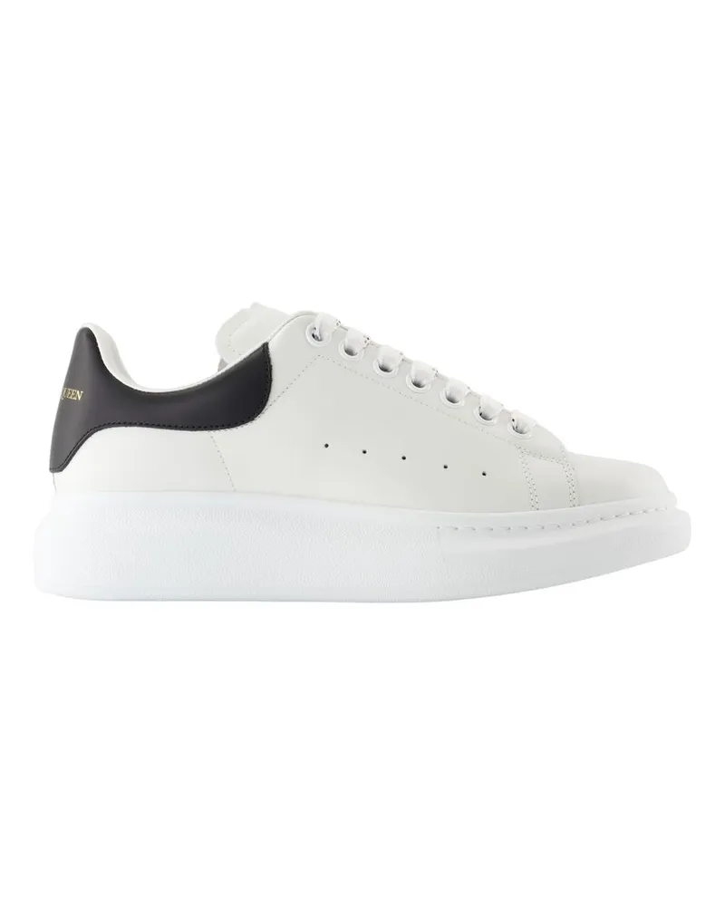Alexander McQueen Übergroße Turnschuhe Alexander MC Queen Leder Weiß White