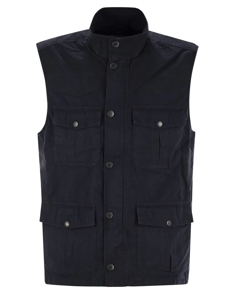 Barbour Casual Corbridge Baumwollweste Navy