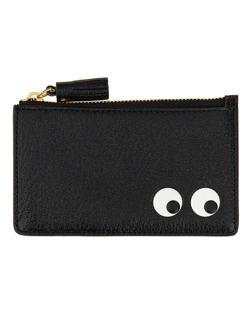 Anya Hindmarch Portacarte "Augen Black