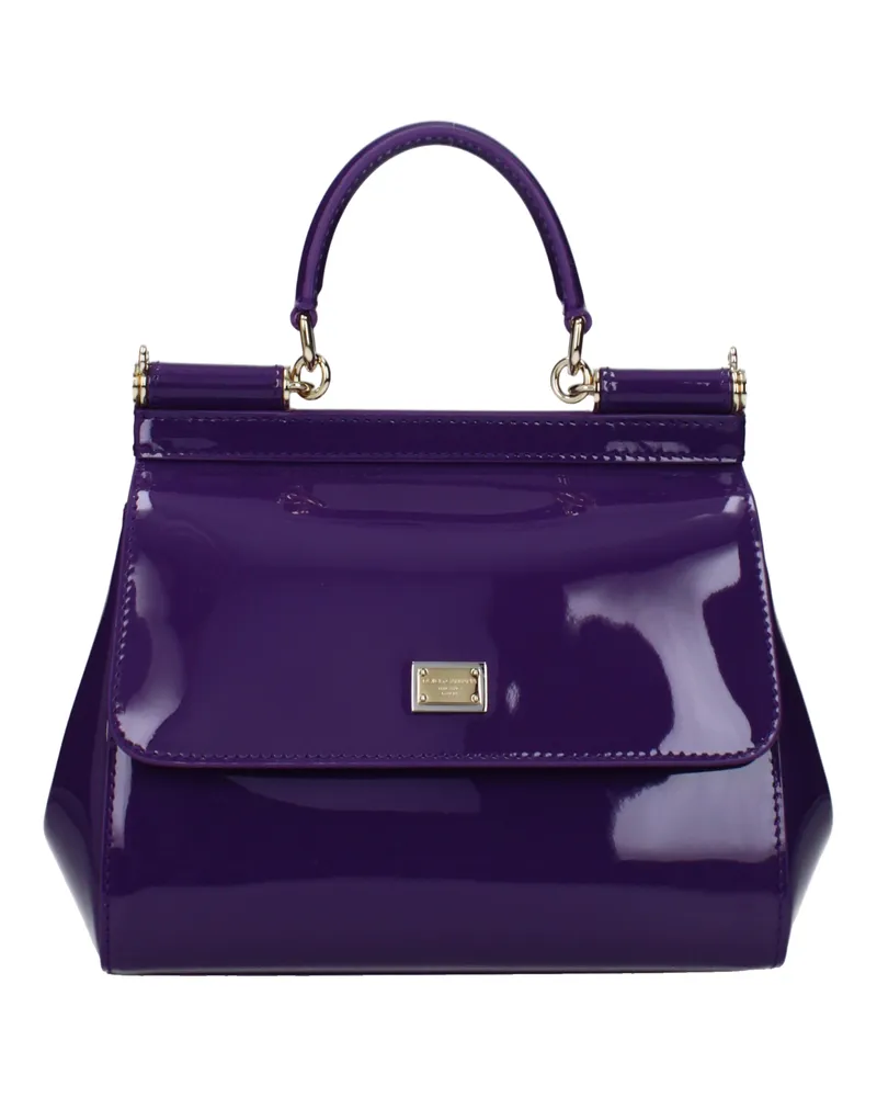Dolce & Gabbana Handtaschen Sizilien mittlere Frauen malen lila -
