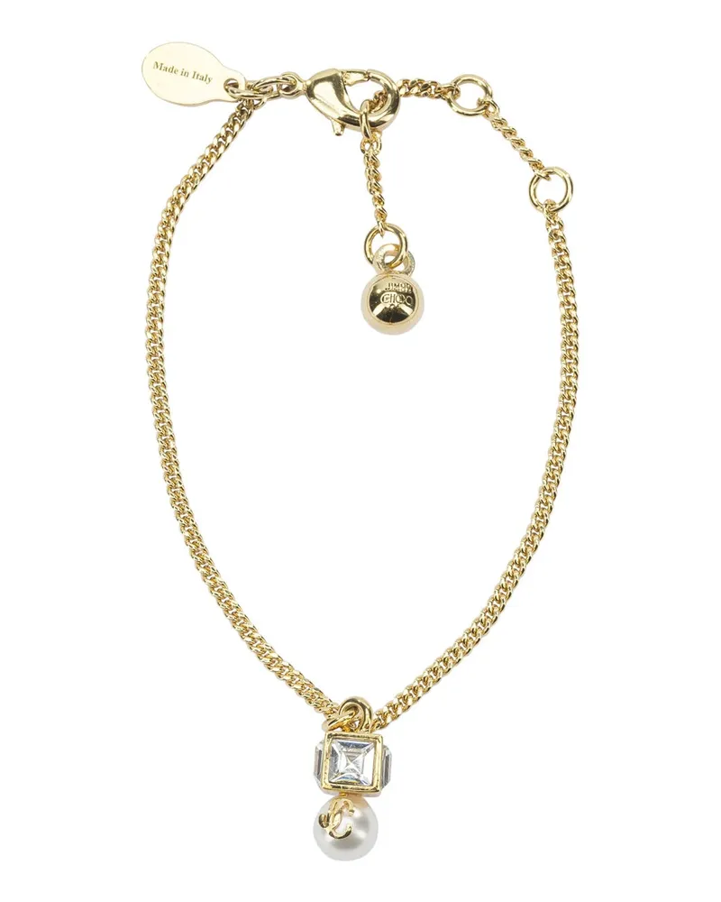 Jimmy Choo Jc Pearl Cube“ Armband Gold