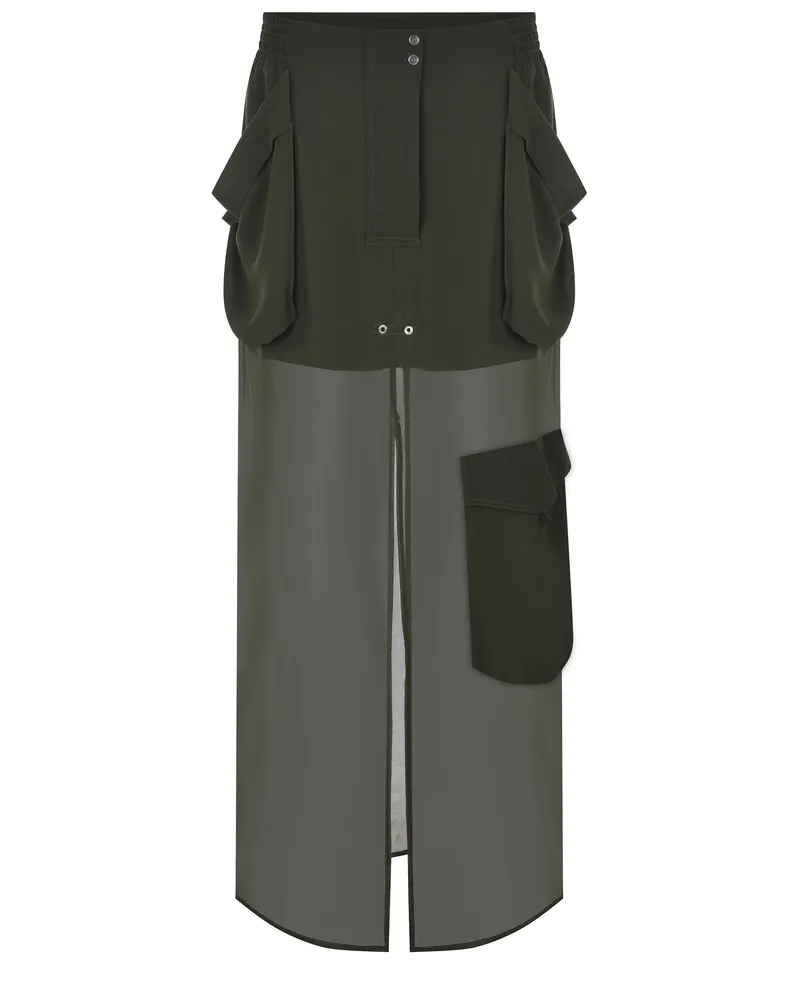 Pinko Rock  "Stattdessen no" aus Polyester Green