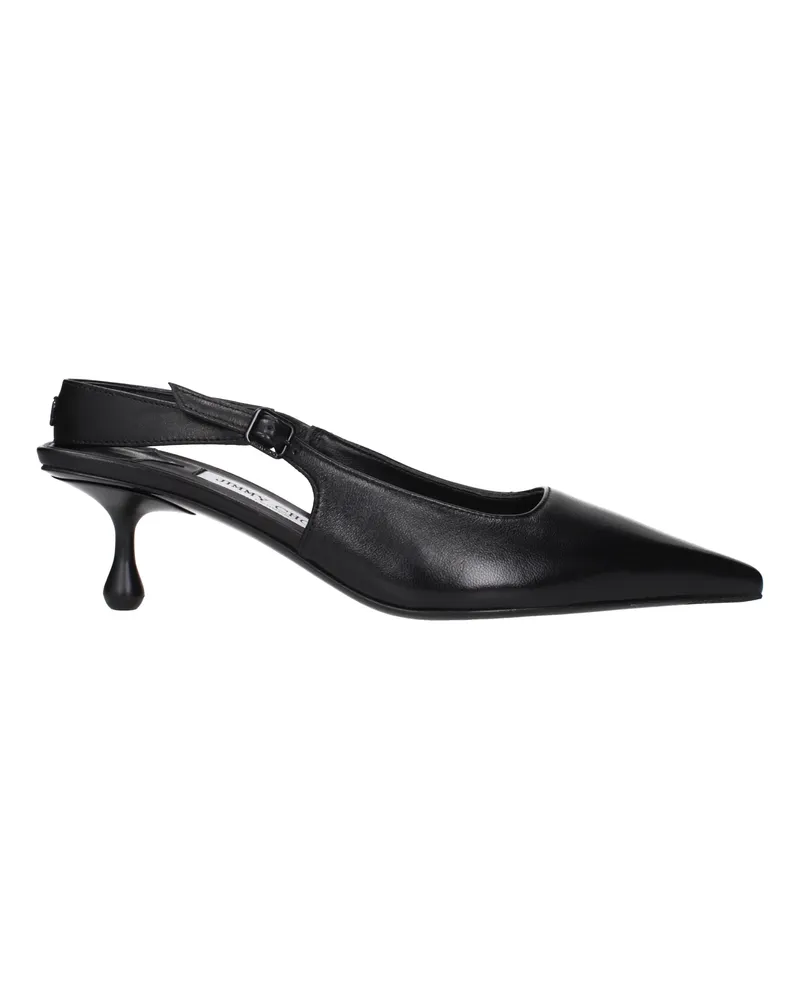 Jimmy Choo Amel Damens Sandalen aus schwarzem Leder -