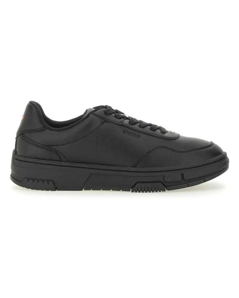 HUGO BOSS Sneaker mit Zick -Zack -Detail Black