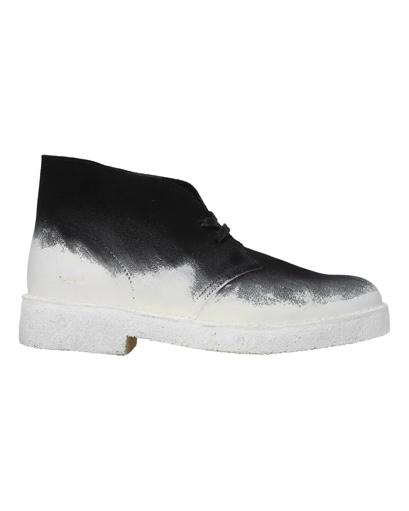 Clarks Boots Männer Wildleder Schwarz/Kreide -