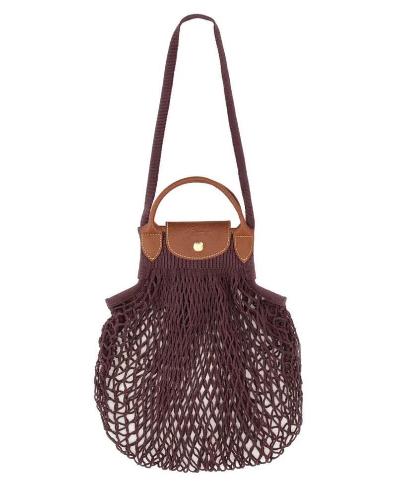 Longchamp Le Pliage Filet" -Tasche Bordeaux