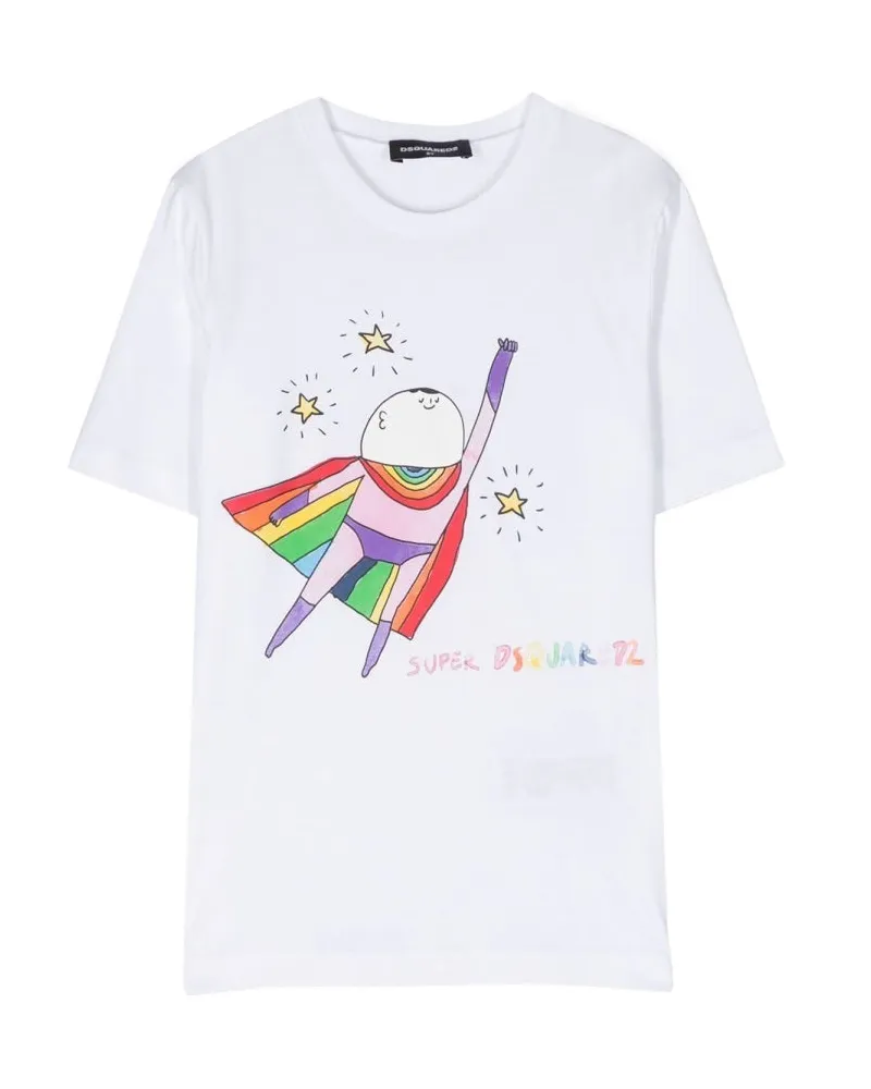 Dsquared2 mc renny fit T -Shirt White