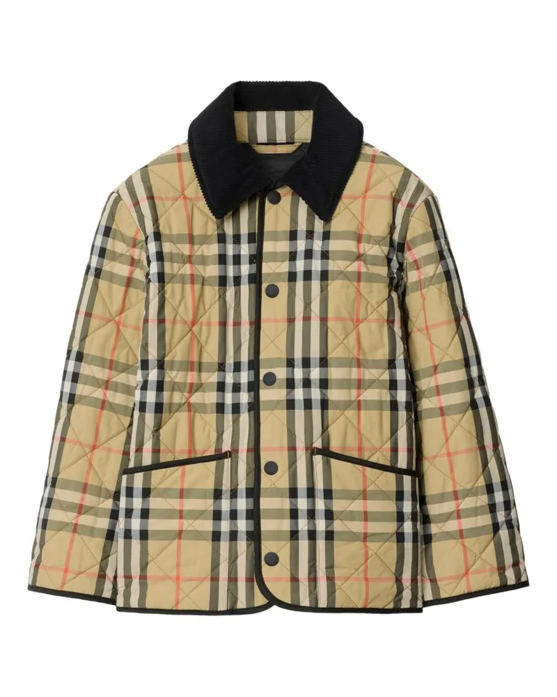 Burberry Coats Beige Beige