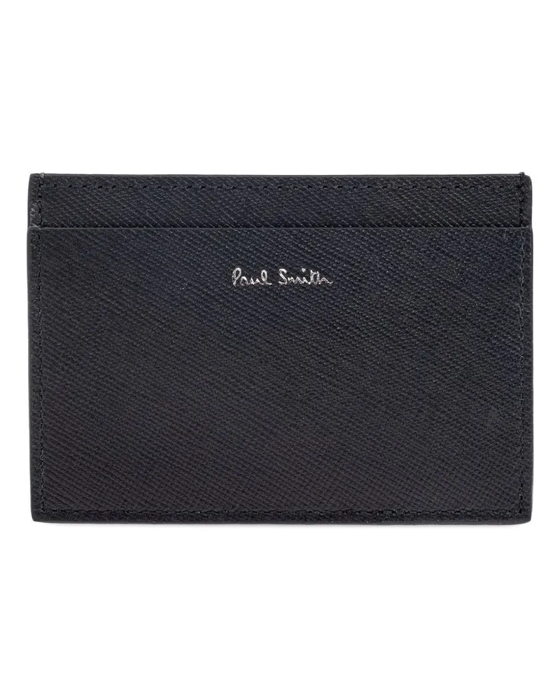 Paul Smith Leder Kreditkartenkoffer Black