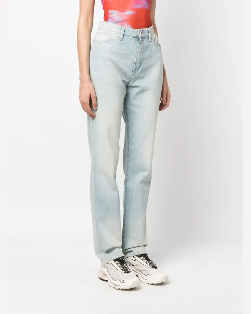 Kenzo Stone Blue Asagao gerade fit 
