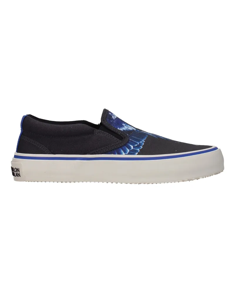Marcelo Burlon | County of Milan Slip auf Uomo Tessuto Nero/Turchese -