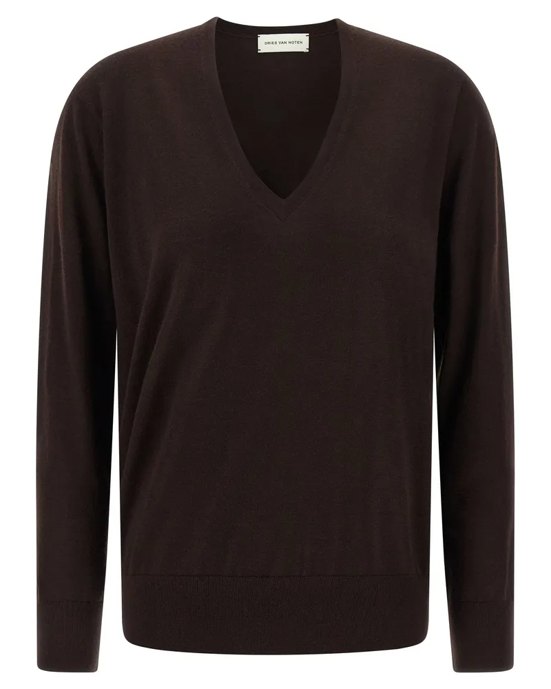 Dries van Noten Dries Van Note 'Tuomas' Pullover Brown
