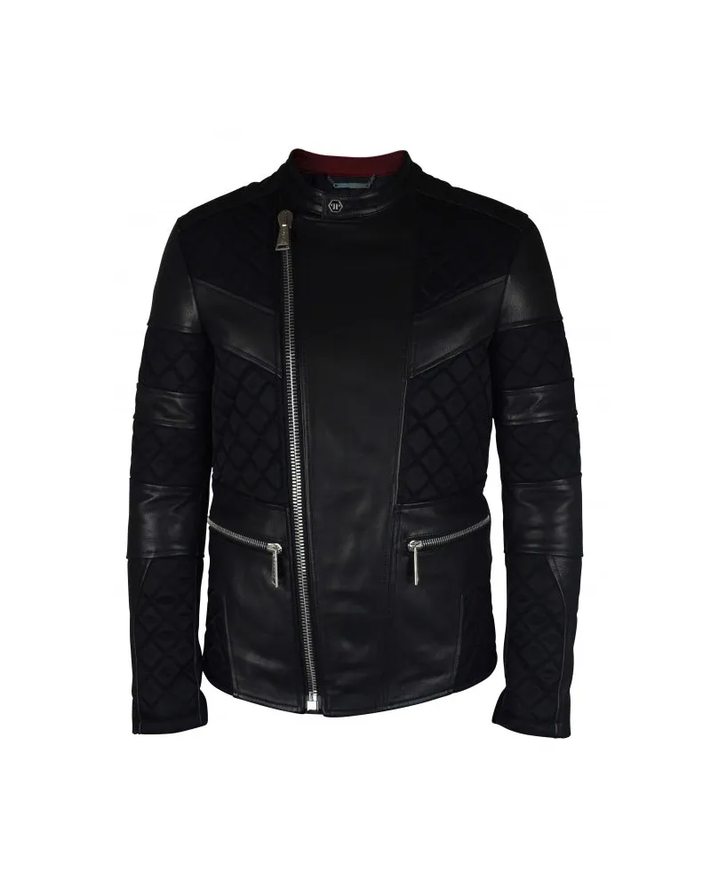 Philipp Plein Bikerjacke Black