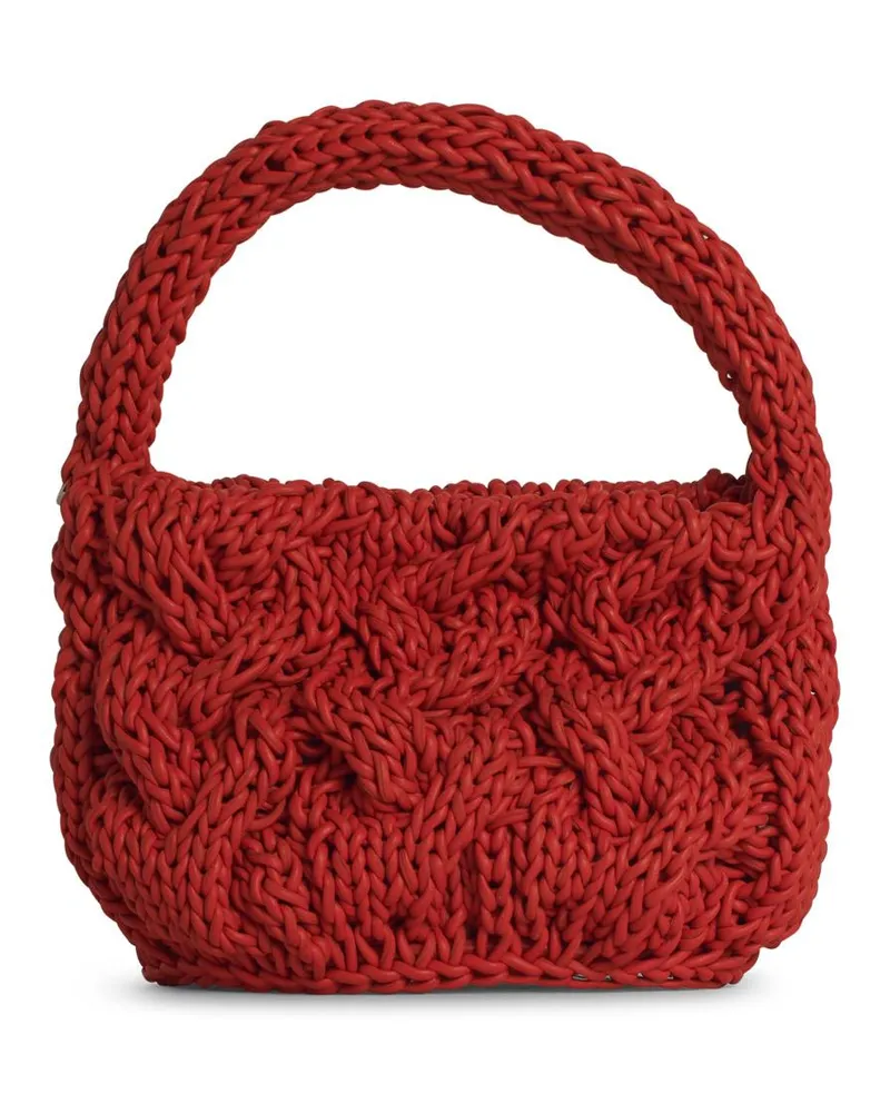 J.W.Anderson JW Anderson 'Strick' orangefarbener Lear -Tasche Orange