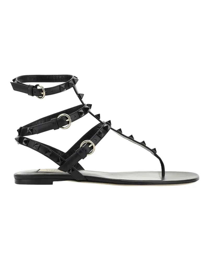 Valentino Garavani Valentino Garavani Rockstud Flip Flop Sandlas Black