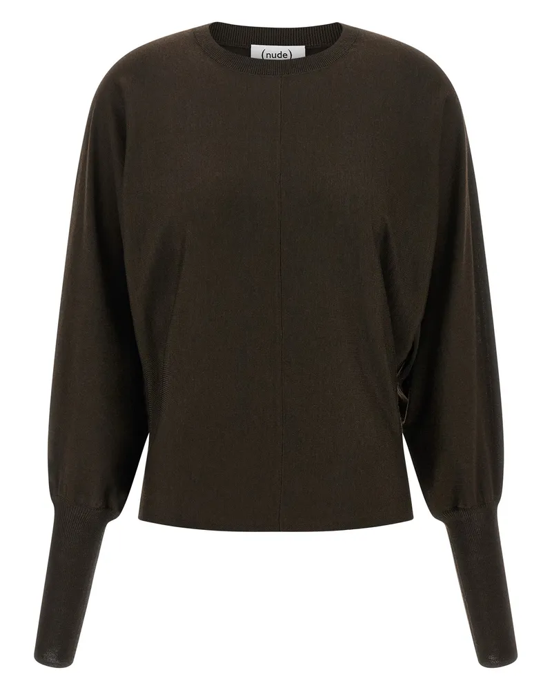 NUDE Nacktwollpullover Brown