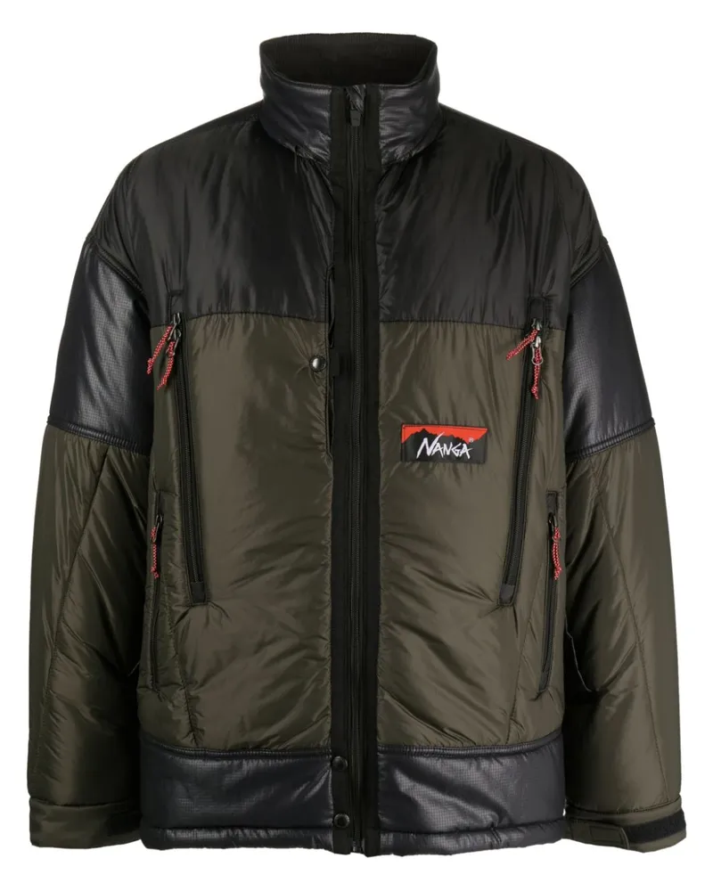 Junya Watanabe Nylon Short Down Jacke Schwarz