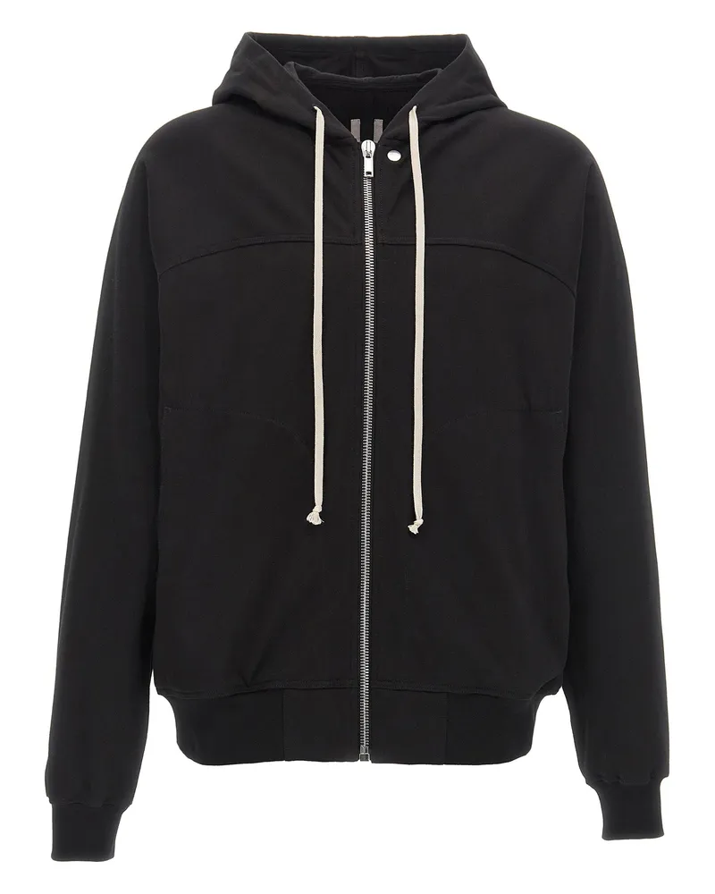 Rick Owens Windbreaker“ Kapuzenpullover Black