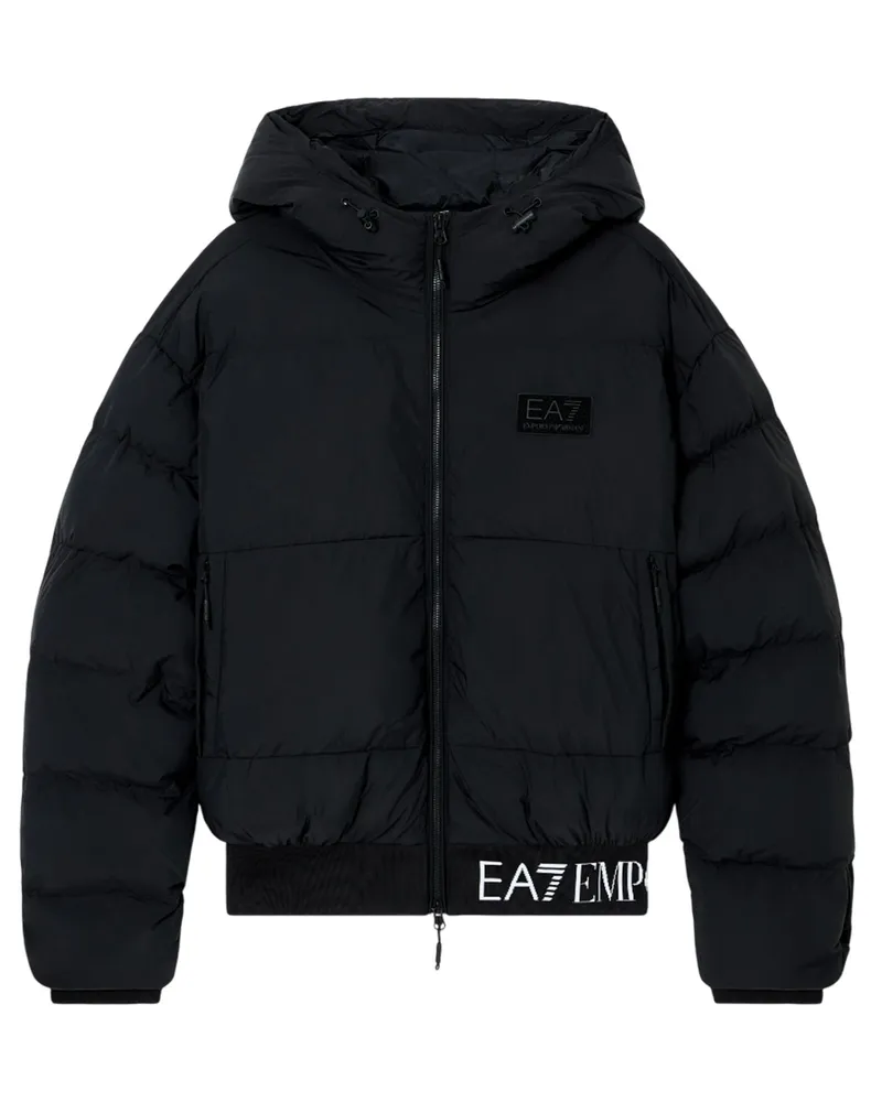 EA7 Mäntel Schwarz Black