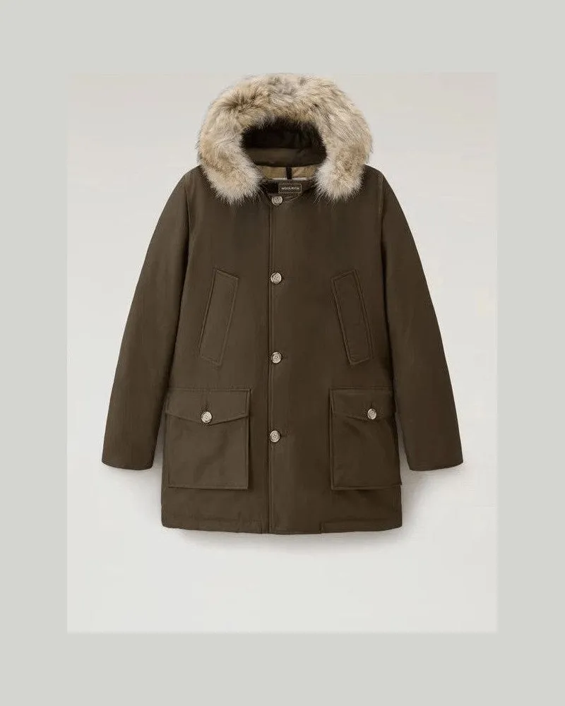 Woolrich Parka Arctic Man Baumwollgrün/dunkelgrün -