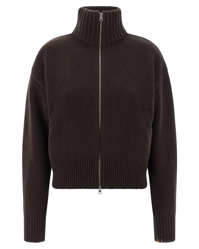 extreme cashmere Extreme Kaschmir 'N ° 438 Xtra Fab' Cardigan Brown
