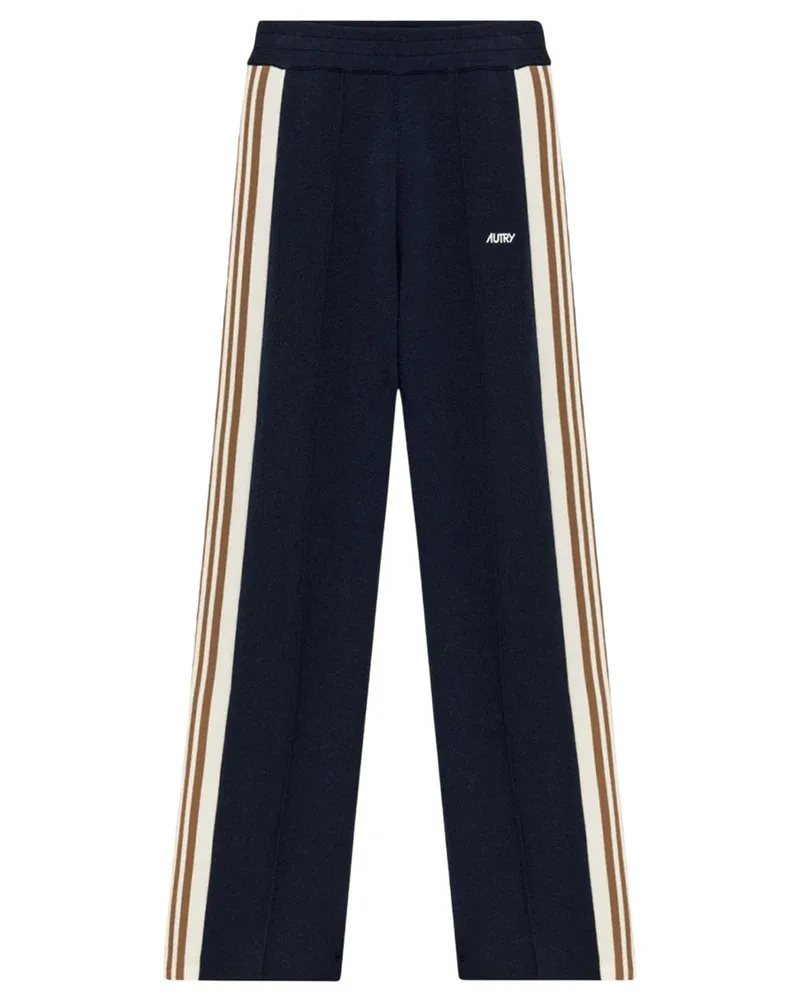 AUTRY Hose aus Viskosemischung mit Logo Knit
