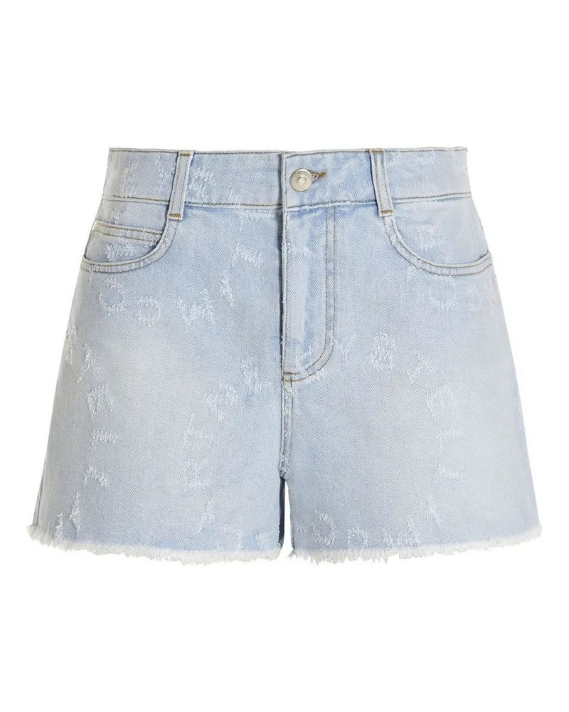 Stella McCartney Denim Shorts Blau