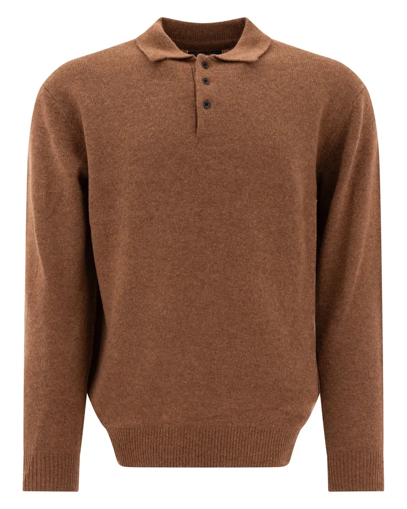 Beams Plus Strahlen plus Poloshirts Brown