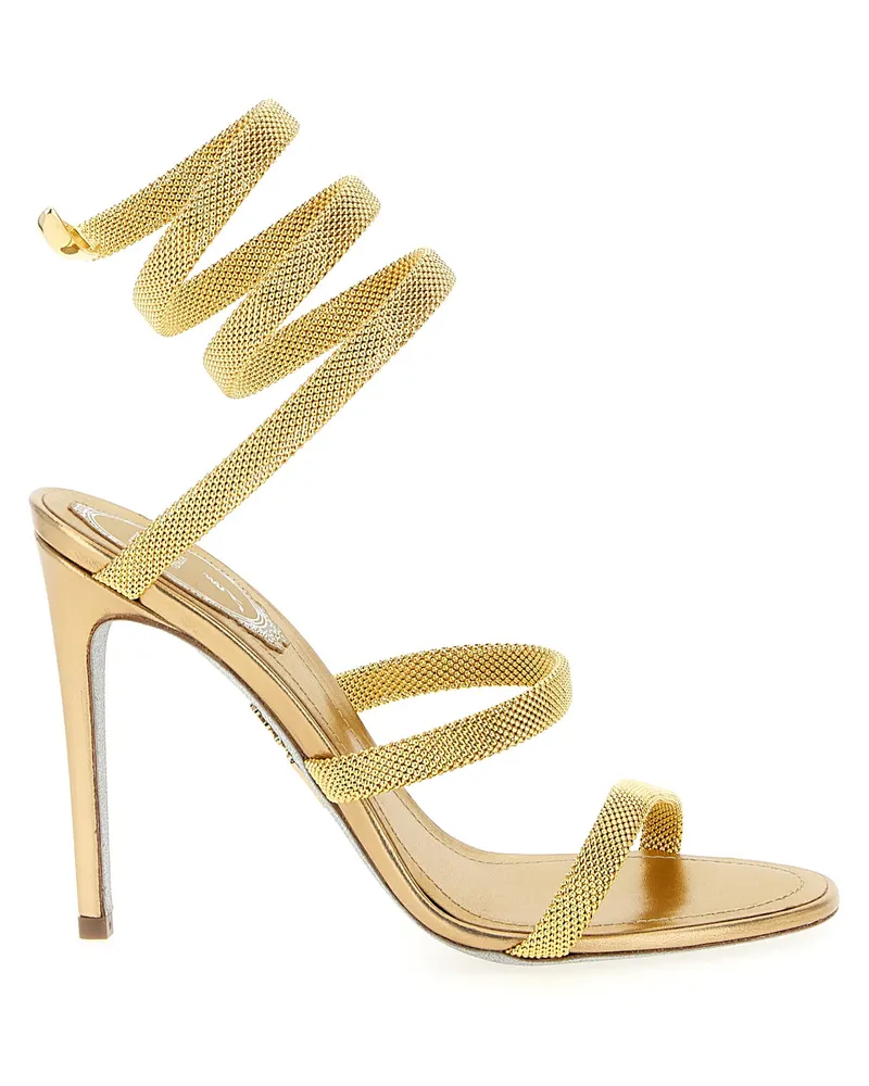 René Caovilla Cleo' Sandalen Gold