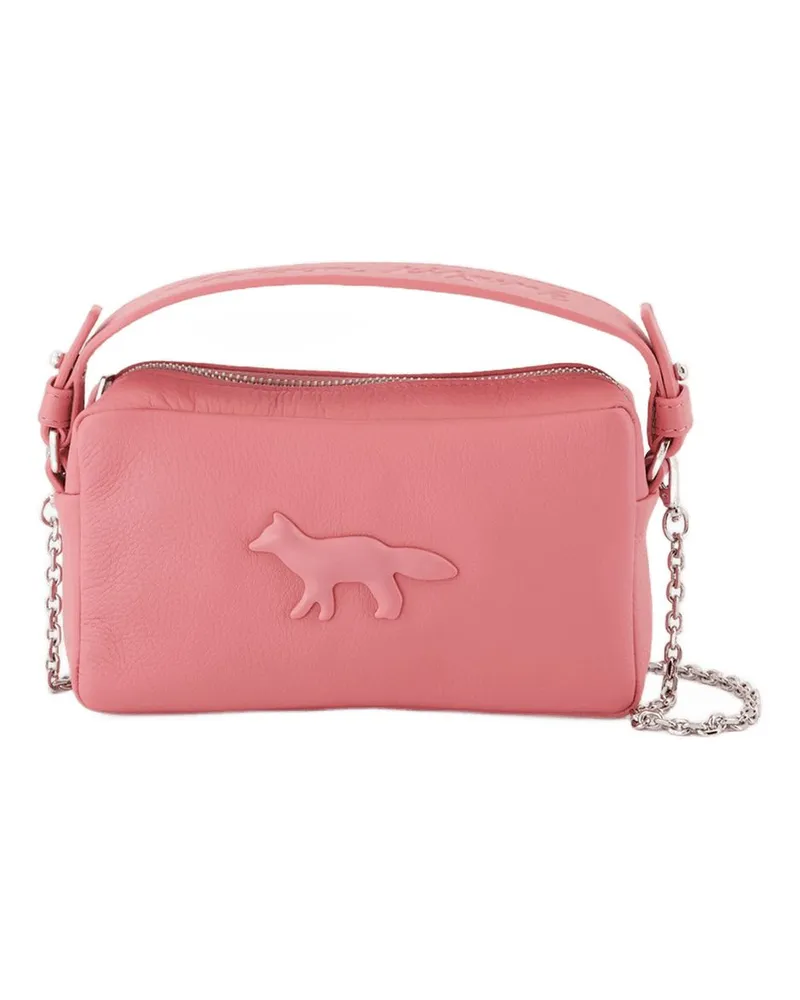 Kitsuné Wolken Umhängetaschen  Leder rosa Rosa