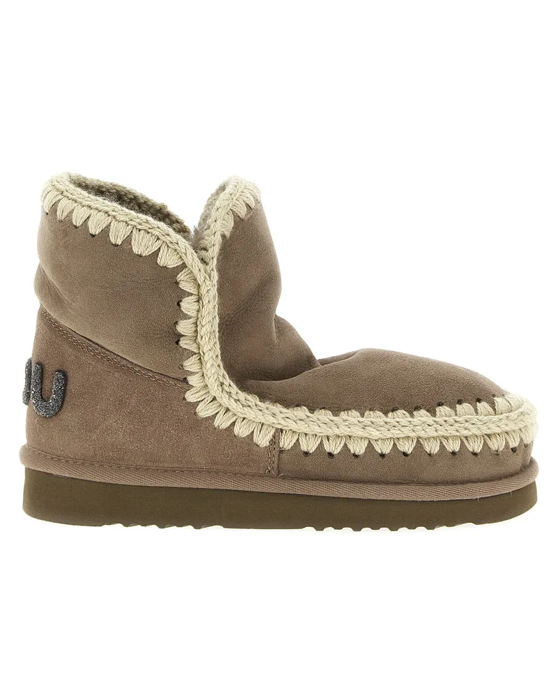 Mou Stiefeletten 'Eskimo 18 Glitter Logo Brown