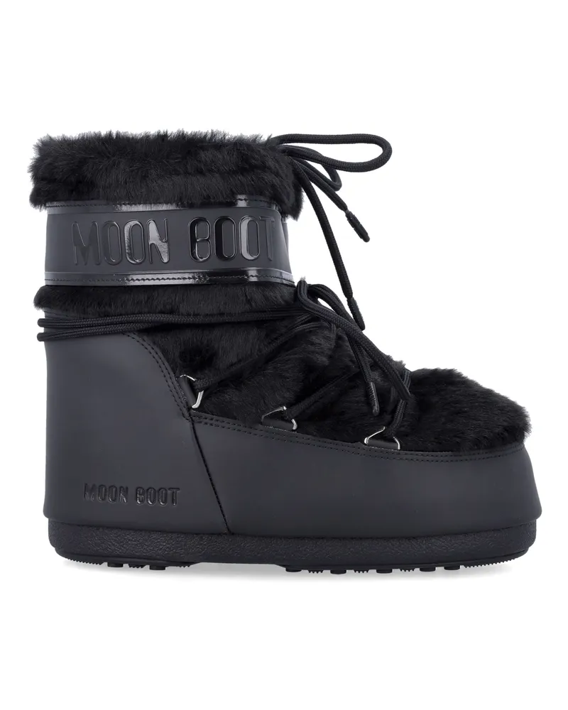 Moon Boot Mondstuhl flache Schuhe schwarz Black