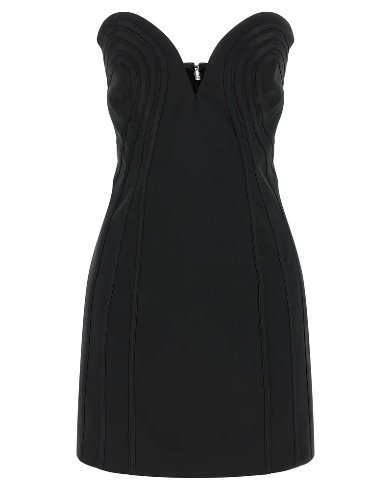 ROTATE Birger Christensen Dreh Birger Christensen 'Satin Mini' Kleid Black