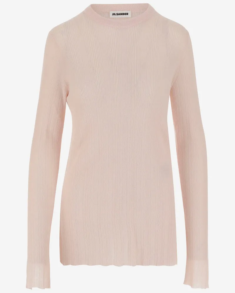 Jil Sander Wool Jersey Pink