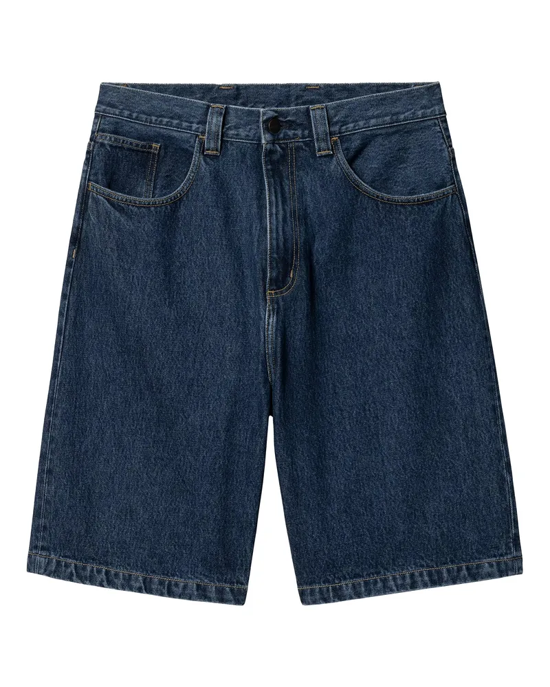 Carhartt WIP Bermuda Brandon Blue Stone gewaschen Blue