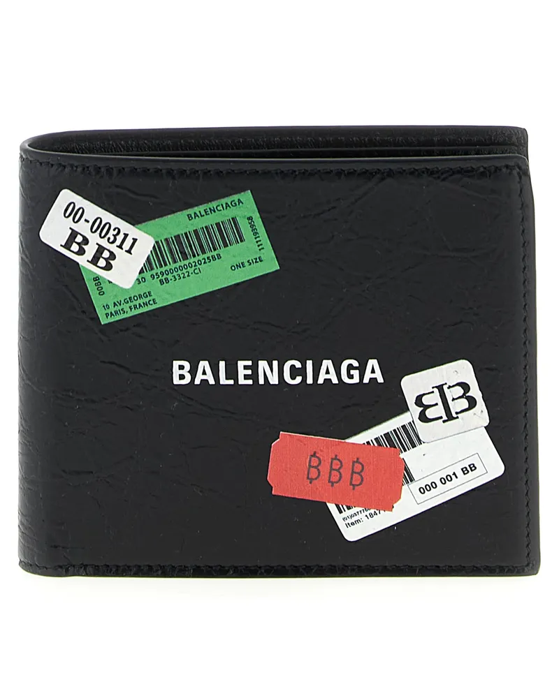 Balenciaga Cash“-Geldbörse Black